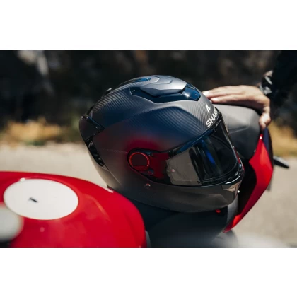 Cască Moto Integrală SHARK SPARTAN GT PRO CARBON RITMO · Negru / Gri  - 9