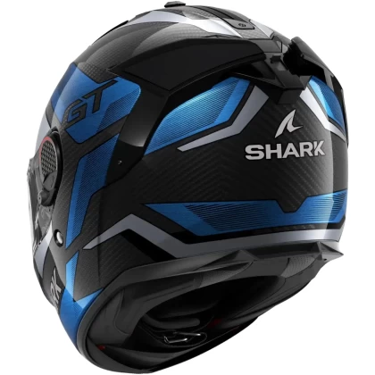 Cască Moto Integrală SHARK SPARTAN GT PRO CARBON RITMO · Negru / Albastru / Gri  - 1