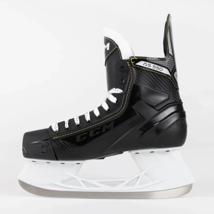 Patine Hochei Jucător, Intermediar, CCM TACKS AS550 · Negru / Galben  - 2