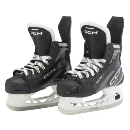 Patine Hochei Copii, Jucător, Junior, CCM TACKS AS570 Regular · Negru / Gri / Galben  - 3