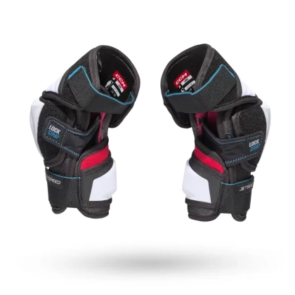 Cotiere Hochei Copii, Jucător, Junior, CCM JETSPEED 680 · Negru / Roșu / Alb  - 1