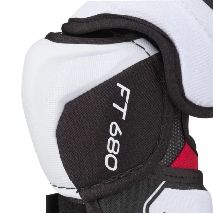 Cotiere Hochei Copii, Jucător, Junior, CCM JETSPEED 680 · Negru / Roșu / Alb  - 2