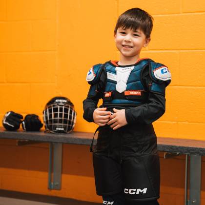 Umerar Hochei Copii, Jucător, Junior, CCM NEXT · Negru / Albastru / Alb  - 5