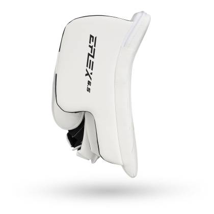 Mănuși Respins Hochei Copii, Portar, Junior, CCM EFLEX 6.5 · Alb / Negru  - 2