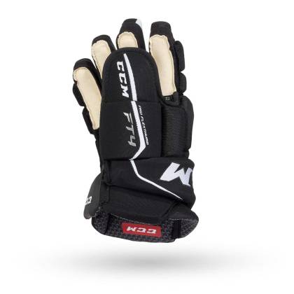 Mănuși Hochei Jucător, Senior, CCM JETSPEED FT4 · Negru / Alb  - 1