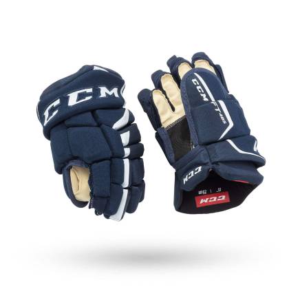 Mănuși Hochei Copii, Jucător, Junior, CCM JETSPEED FT485 · Albastru / Alb  - 2
