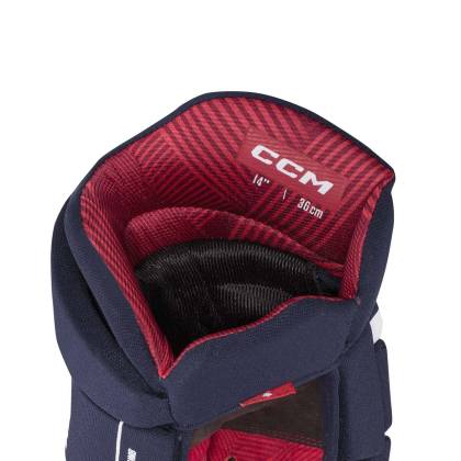 Mănuși Hochei Copii, Jucător, Junior, CCM NEXT · Albastru / Alb / Roșu  - 3