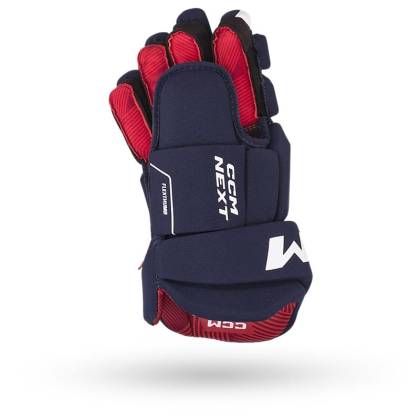 Mănuși Hochei Copii, Jucător, Junior, CCM NEXT · Albastru / Alb / Roșu  - 1