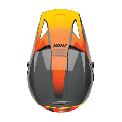 Cască Enduro - Cross THOR SECTOR 2 CARVE · Gri / Portocaliu  - 3