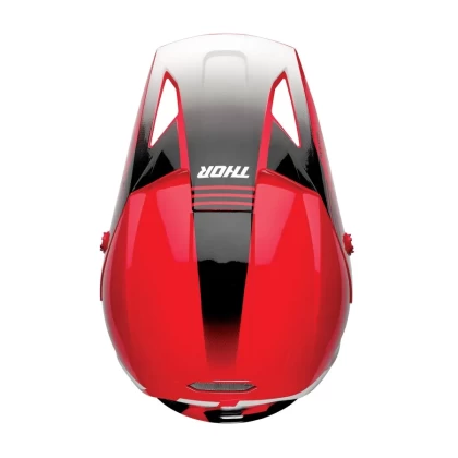 Cască Enduro - Cross THOR SECTOR 2 CARVE · Roșu / Negru / Alb  - 3