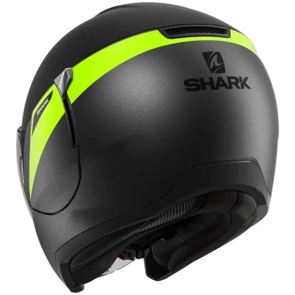 Cască Moto Open-Face SHARK CITYCRUISER KARONN · Negru / Galben-Fluo  - 2