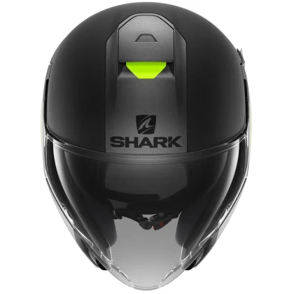 Cască Moto Open-Face SHARK CITYCRUISER KARONN · Negru / Galben-Fluo  - 1