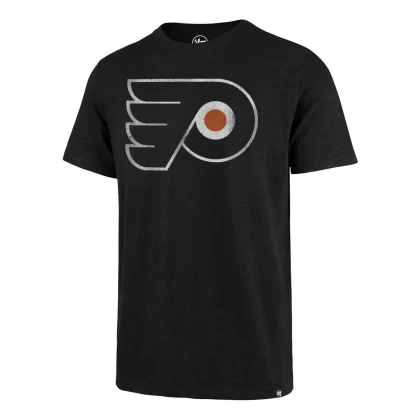 Tricou NHL PHILADELPHIA FLYERS TEAM LOGO '47 ECHO · Negru  - 0