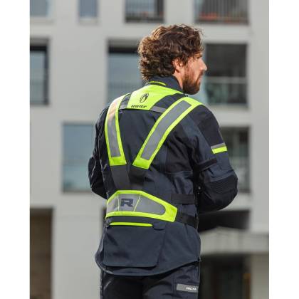 Vestă Moto Reflectorizantă RICHA SAFETY BELT · Verde-Fluo / Negru  - 2