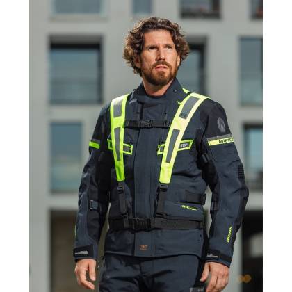 Vestă Moto Reflectorizantă RICHA SAFETY BELT · Verde-Fluo / Negru  - 1