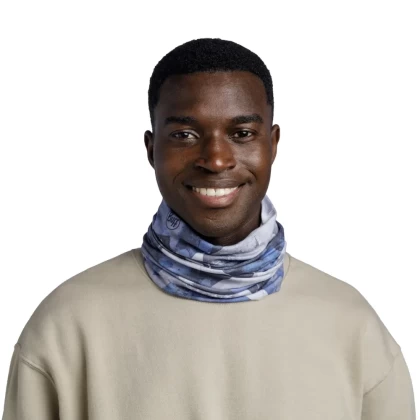 Bandană Tubulară Multifunctională BUFF ORIGINAL ECOSTRETCH TOUDE TIDE BLUE · Albastru / Gri  - 3