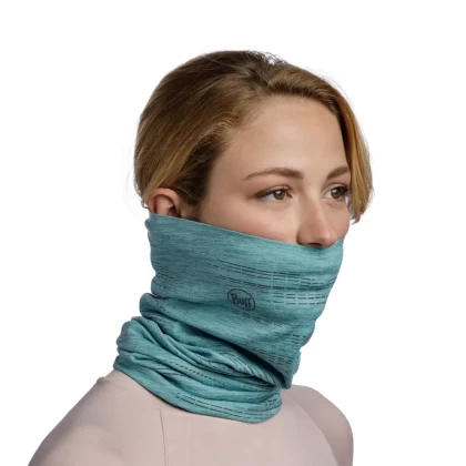 Bandană Tubulară Multifunctională BUFF ORIGINAL DRYFLEX SOLID POOL · Albastru  - 3