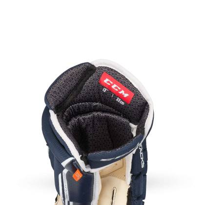Mănuși Hochei Jucător, Senior, CCM TACKS 4R PRO 2 · Albastru / Alb  - 3