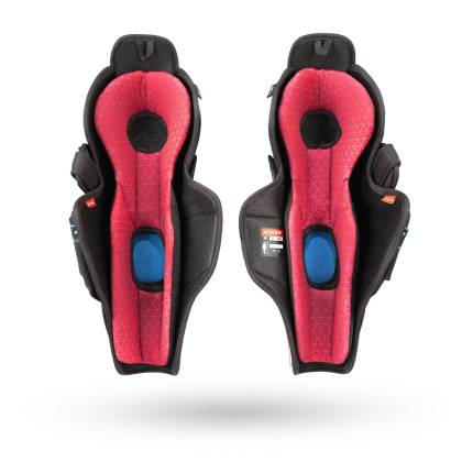 Tibiere Hochei Jucător, Senior, CCM JETSPEED FT680 · Negru / Alb / Roșu  - 1