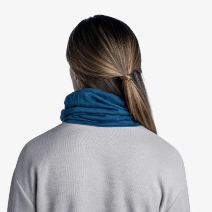 Bandană Tubulară Multifunctională BUFF ORIGINAL LIGHT WEIGHT MERINO WOOL DUSTY BLUE · Albastru  - 5