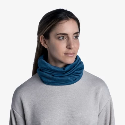Bandană Tubulară Multifunctională BUFF ORIGINAL LIGHT WEIGHT MERINO WOOL DUSTY BLUE · Albastru  - 1