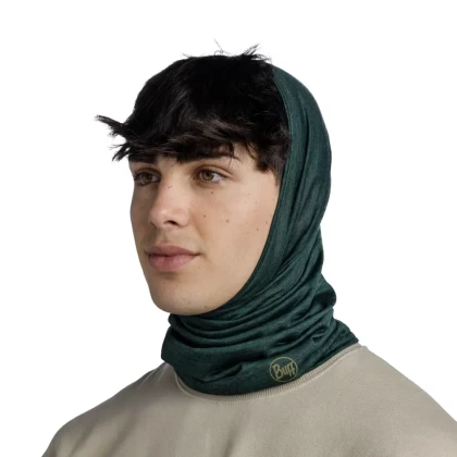 Bandană Tubulară Multifunctională BUFF ORIGINAL LIGHT WEIGHT MERINO WOOL SOLID SILVERSAGE · Verde  - 3