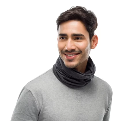 Bandană Tubulară Multifunctională BUFF ORIGINAL LIGHT WEIGHT MERINO WOOL SOLID GREY · Gri  - 3