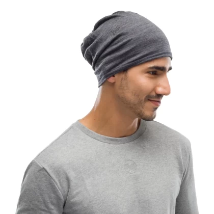 Bandană Tubulară Multifunctională BUFF ORIGINAL LIGHT WEIGHT MERINO WOOL SOLID GREY · Gri  - 1