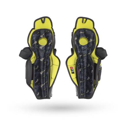 Tibiere Hochei Jucător, Senior, CCM TACKS AS 580 · Negru / Gri / Galben  - 1