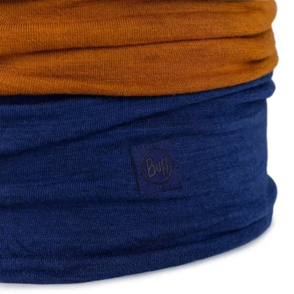 Bandană Tubulară Multifunctională BUFF ORIGINAL MERINO MOVE COBALT · Albastru / Maro  - 2