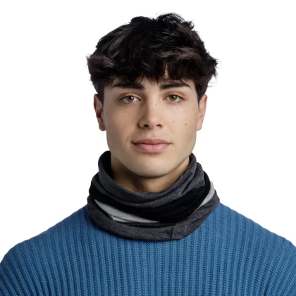Bandană Tubulară Multifunctională BUFF ORIGINAL MERINO MOVE GRAPHITE · Gri  - 3
