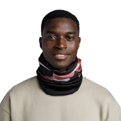 Bandană Tubulară Multifunctională BUFF ORIGINAL WINDPROOF BATIE MULTI · Negru / Gri / Portocaliu  - 3