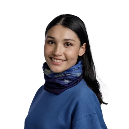 Bandană Tubulară Multifunctională BUFF ORIGINAL WINDPROOF LLEV MULTI · Albastru / Galben  - 2