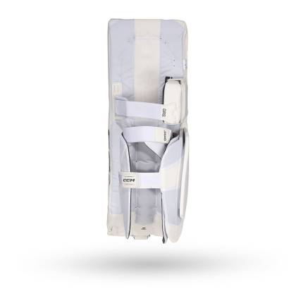 Tibiere Hochei Copii, Portar, Junior, CCM EFLEX 6.5 · Alb / Negru  - 3