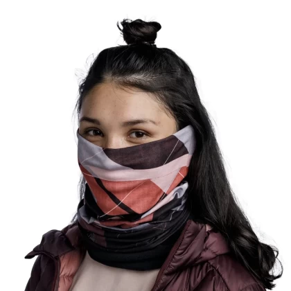 Bandană Tubulară Multifunctională BUFF ORIGINAL POLAR BATIE MULTI · Negru / Gri / Portocaliu  - 3