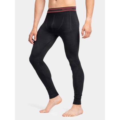 Pantaloni Termo BRUBECK ACTIVE WOOL LE1171M · Negru / Roșu  - 3