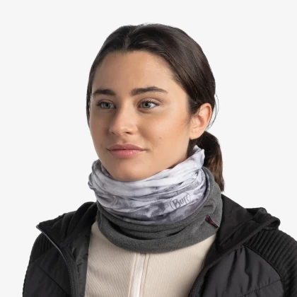 Bandană Tubulară Multifunctională BUFF ORIGINAL POLAR ICEZ LIGHT GREY · Gri / Alb  - 1