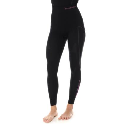 Pantaloni Termo Damă BRUBECK THERMO LE11870 · Negru / Roz  - 1