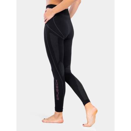 Pantaloni Termo Damă BRUBECK THERMO LE11870 · Negru / Roz  - 2