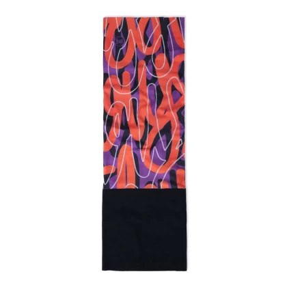 Bandană Tubulară Multifunctională pentru Copii BUFF ORIGINAL POLAR MULLEN MULTI · Portocaliu / Mov / Negru  - 1