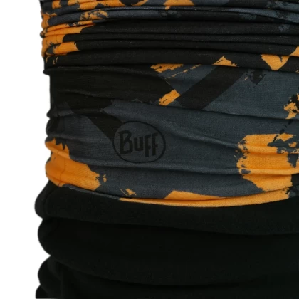 Bandană Tubulară Multifunctională BUFF ORIGINAL POLAR TESAC GREY · Gri / Negru / Portocaliu  - 2
