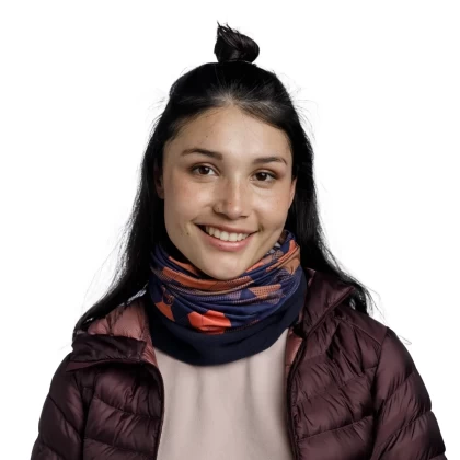 Bandană Tubulară Multifunctională BUFF ORIGINAL POLAR THIONI MULTI · Mov / Portocaliu / Albastru  - 3
