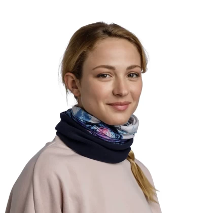 Bandană Tubulară Multifunctională BUFF ORIGINAL POLAR YOURI MULTI · Alb / Albastru / Mov  - 3
