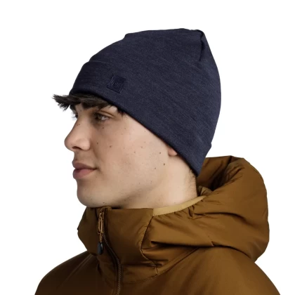 Căciulă BUFF ORIGINAL MERINO HEAVYWEIGHT SOLID INDIGO · Indigo  - 1