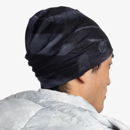 Căciulă BUFF ORIGINAL MICROFIBER & POLAR RAFT BLACK · Negru / Gri  - 2