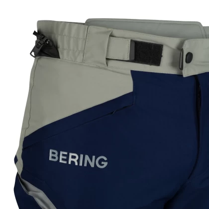 Pantaloni Moto din Textil GoreTex BERING AUSTRAL GTX · Gri / Albastru / Roșu  - 4