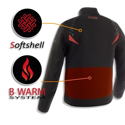 Geacă Moto din Textil BERING WARMOR · Negru  - 7