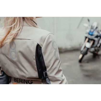 Geacă Moto Touring din Textil BERING LADY SIBERIA · Gri / Albastru / Roșu  - 7