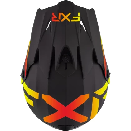 Cască Enduro - Cross Copii FXR RACING LEGION · Negru Mat / Roșu / Galben  - 3