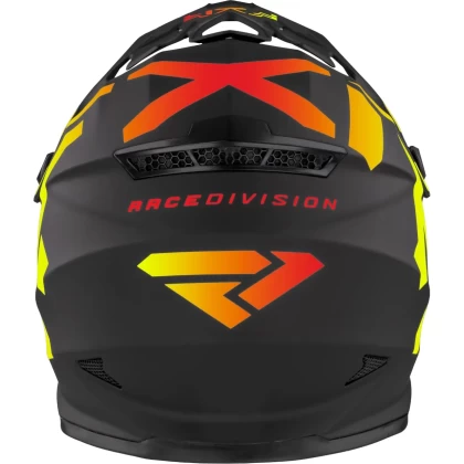 Cască Enduro - Cross Copii FXR RACING LEGION · Negru Mat / Roșu / Galben  - 4